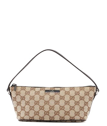 Beige Brown GG Boat Pochette votre