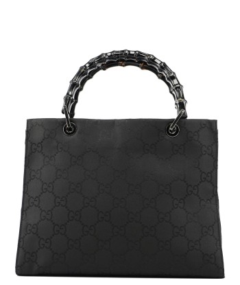 Black GG Bamboo Tote pas chere