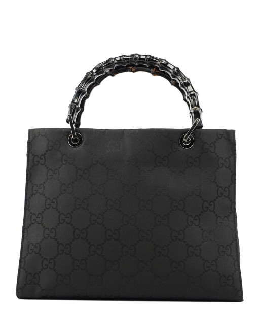 Black GG Bamboo Tote pas chere