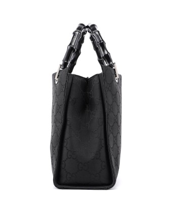 Black GG Bamboo Tote pas cher 