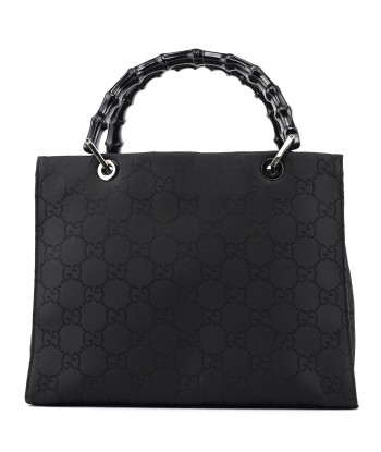 Black GG Bamboo Tote pas chere