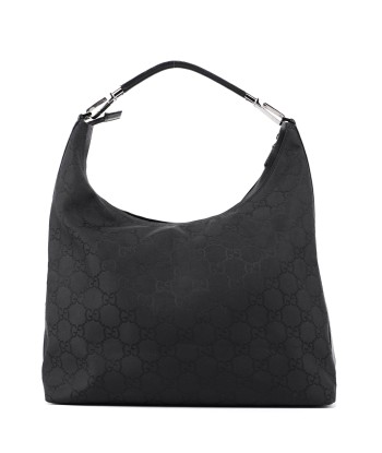 Black GG Hobo Shoulder Bag les muscles