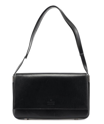 Black Calfskin Shoulder Bag en linge