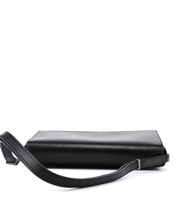 Black Calfskin Shoulder Bag en linge