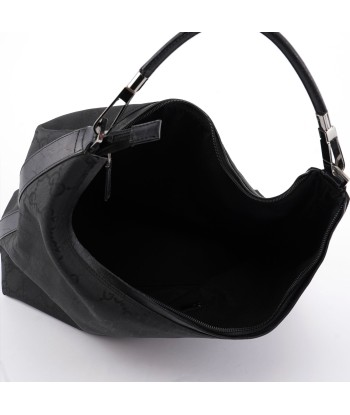 Black GG Hobo Shoulder Bag les muscles