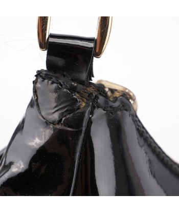 Black Patent Leather D-Ring Shoulder Bag JUSQU'A -70%! 