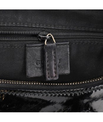 Black Patent Leather D-Ring Shoulder Bag JUSQU'A -70%! 