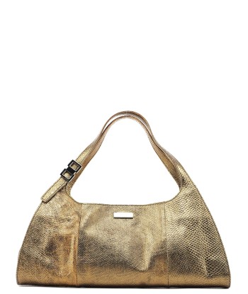 Gold Lizard Embossed Shoulder Bag l'évolution des habitudes 