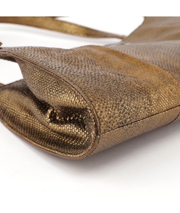 Gold Lizard Embossed Shoulder Bag l'évolution des habitudes 